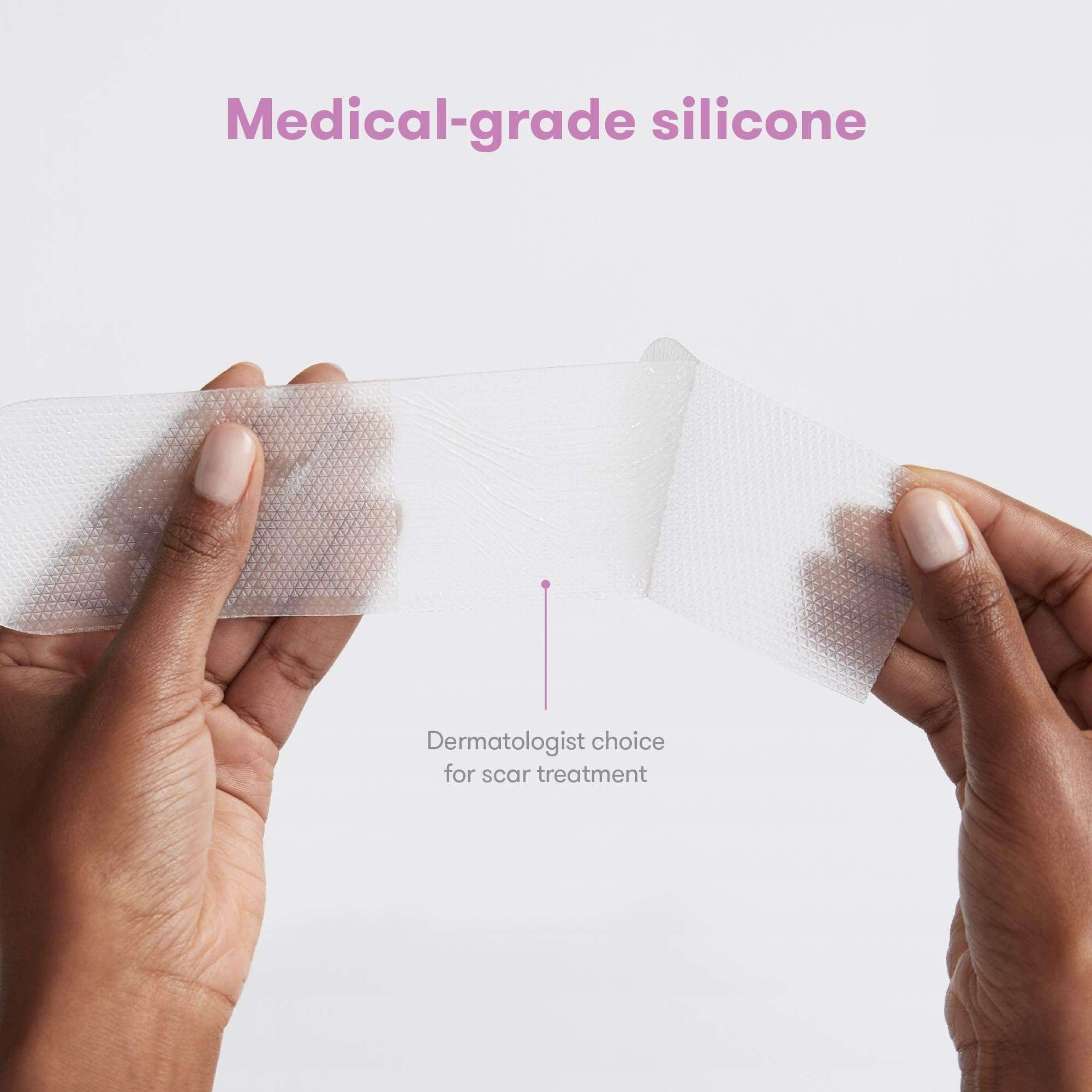 Frida Mom C-Section Silicone Scar Strips with case, wound dressing for scar healing and skin protection.