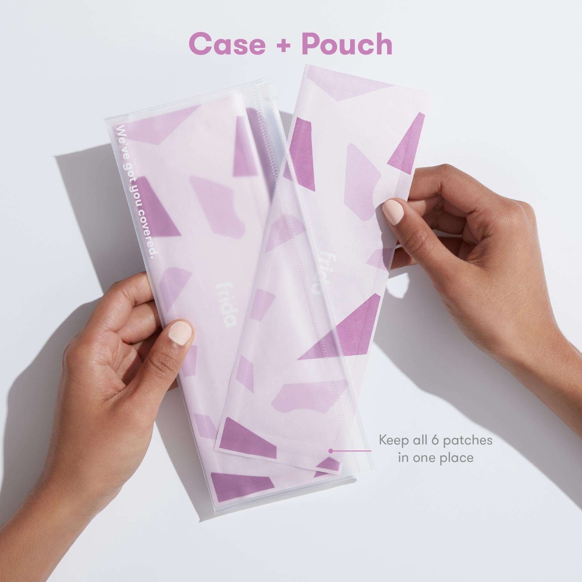 Frida Mom C-Section silicone scar strips with case, wound dressing for scar healing and skin protection.