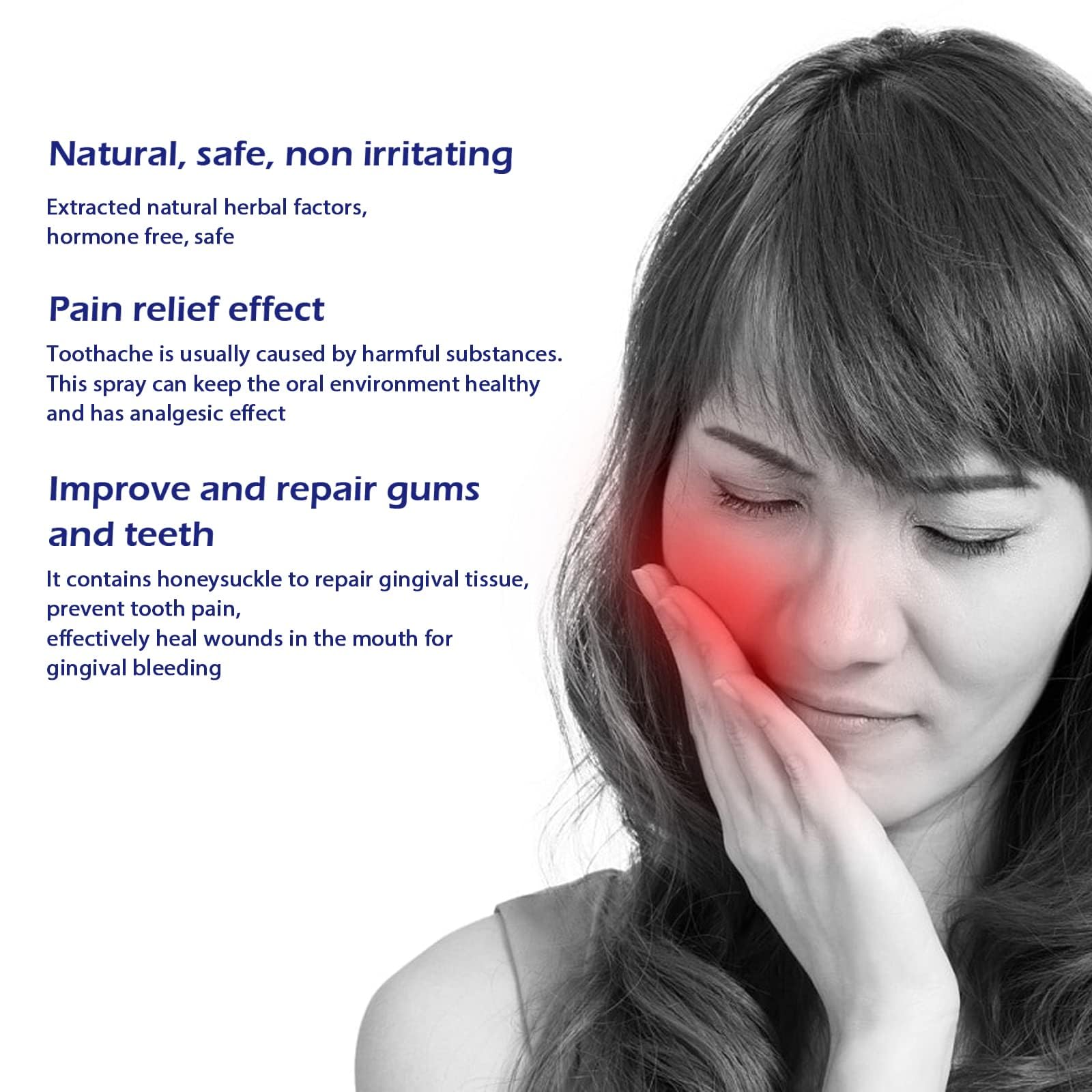 QuicklyNumbs Tooth Pain Relief Spray in packaging, a generic medication for quick toothache relief.