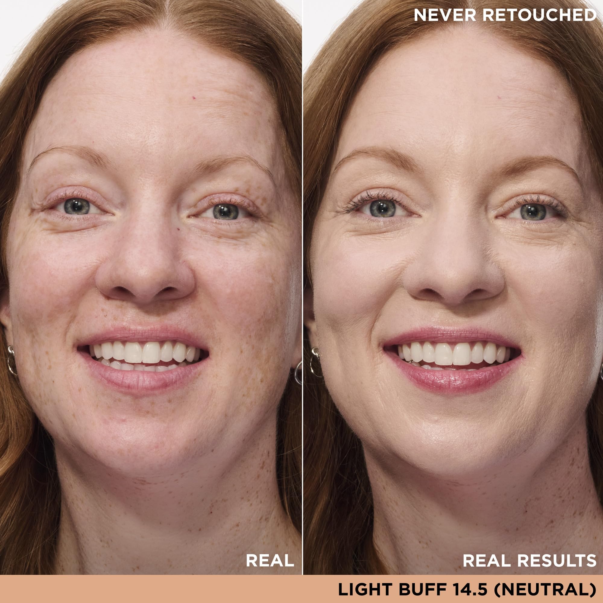 IT Cosmetics Bye Bye Under Eye Concealer in Light Buff, close-up of the concealer tube showing brand and product color.