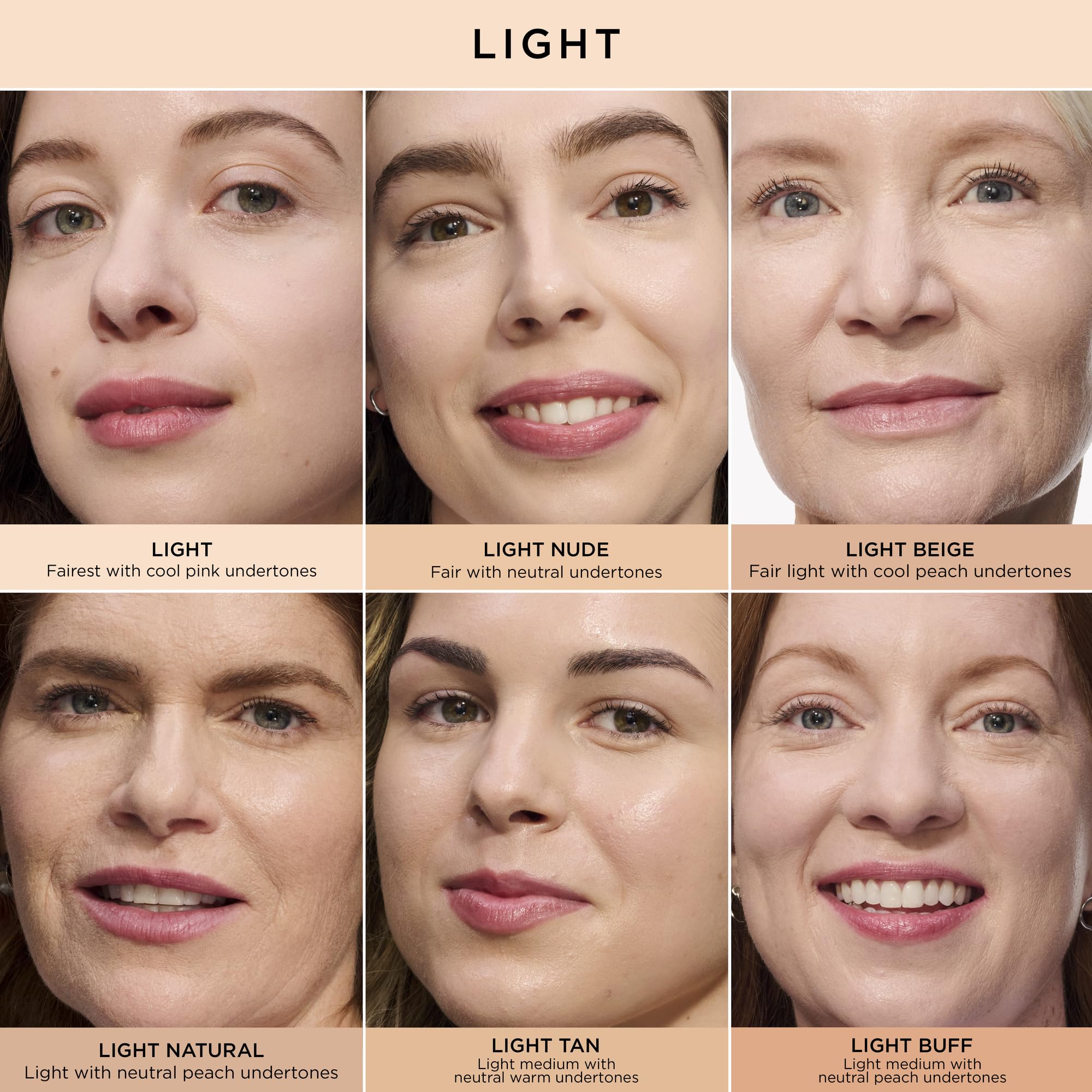 IT Cosmetics Bye Bye Under Eye Concealer in Light Buff, a creamy concealer for brightening under-eye area, in a natural skin tone.