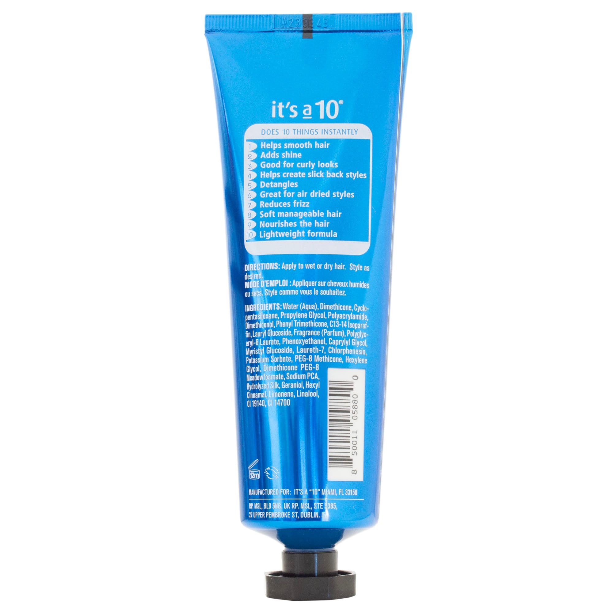 It's a 10 Miracle Styling Potion 4.5 oz from It's a 10 Haircare, a frizz control hair styling agent in a clear bottle.