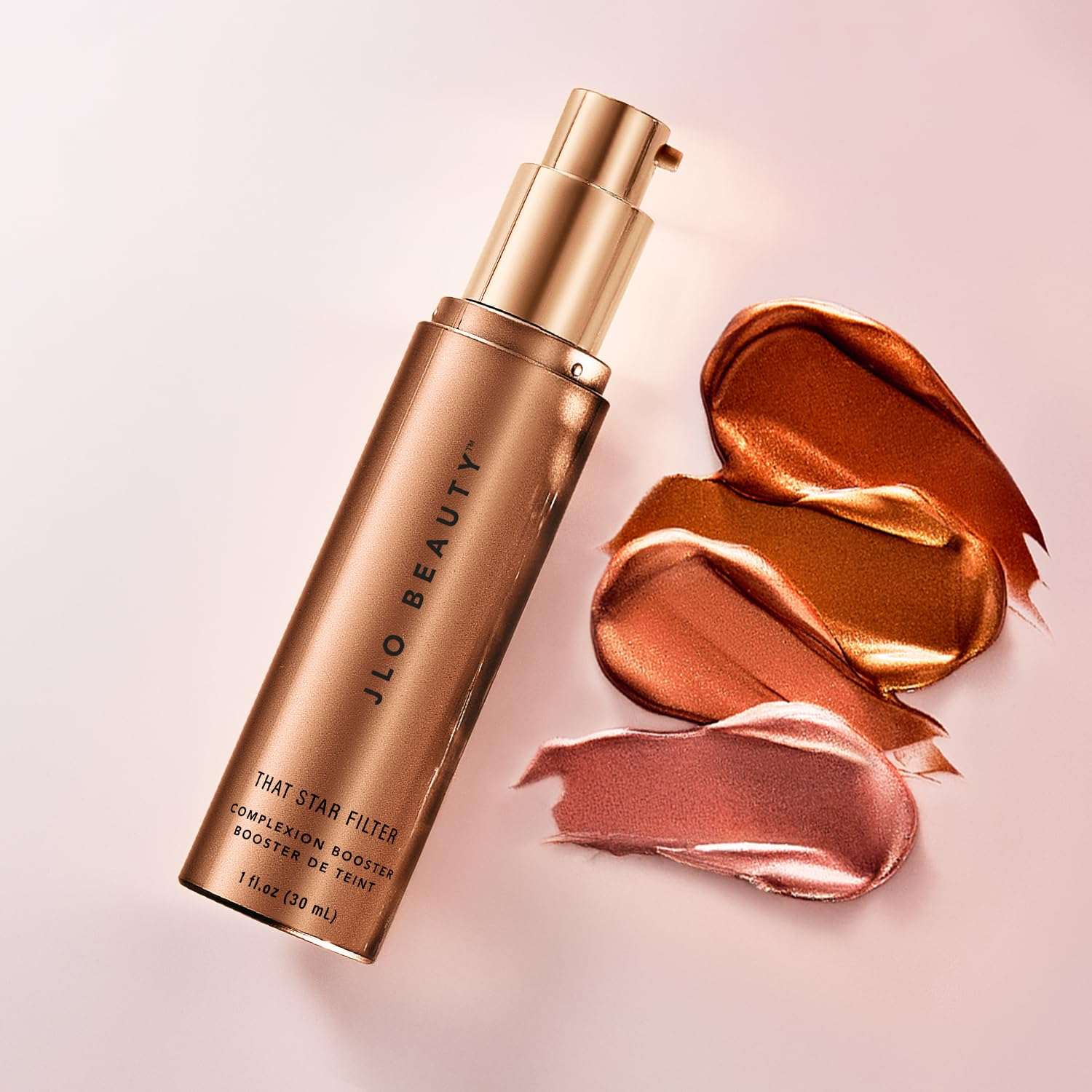 JLO BEAUTY That Star Filter Glow Drops Warm Bronze 1oz for face shaping makeup with a warm bronze tint and luminous finish.