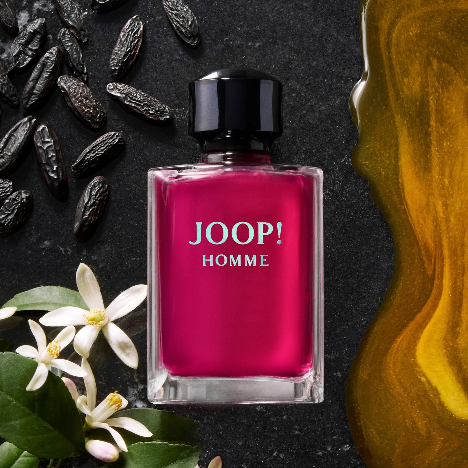 Joop! Homme Eau de Toilette for Men, 6.7 oz, personal fragrance bottle with sleek design and bold branding.