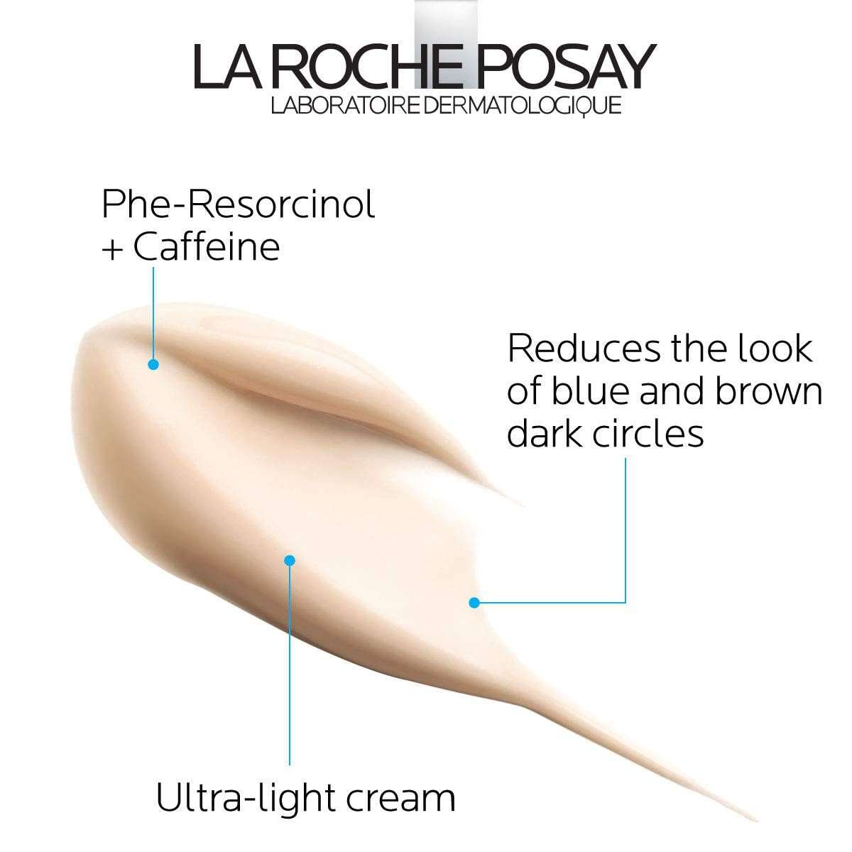 La Roche-Posay Pigmentclar Dark Circle Eye Cream in a skincare jar, designed to target dark circles and brighten the under-eye area.