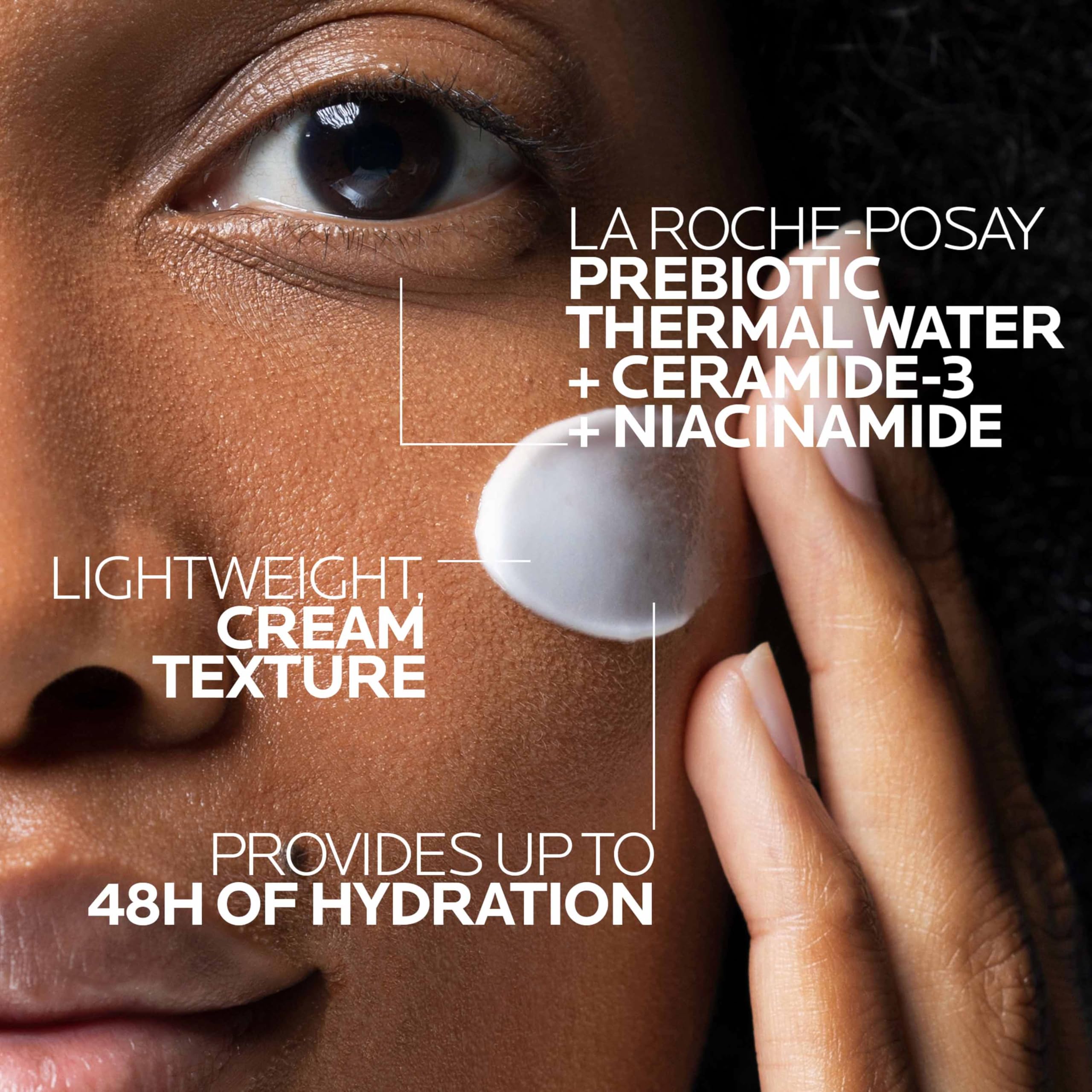 La Roche-Posay Toleriane Double Repair Moisturizer in 2.5oz jar, showing the skincare product with white and blue packaging.