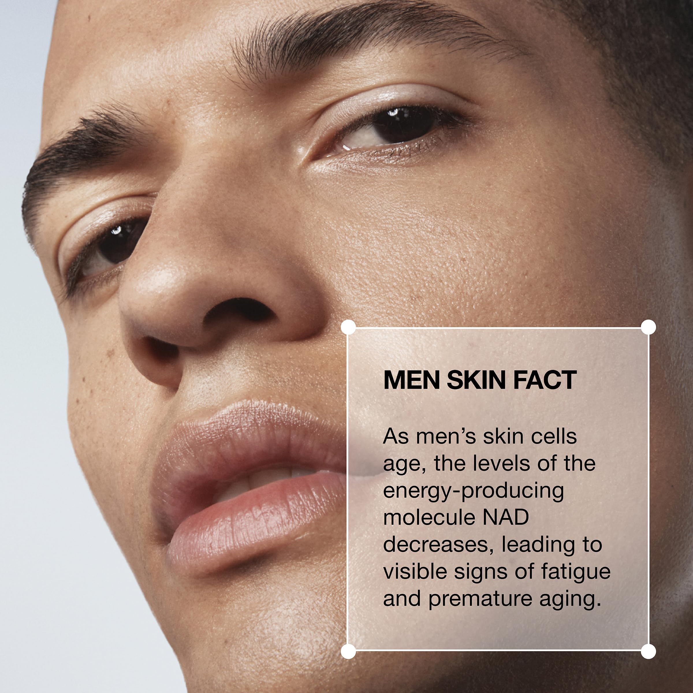 Lab Series men's skin care gift set with four travel-sized products, including cleansers, moisturizers, and treatments.