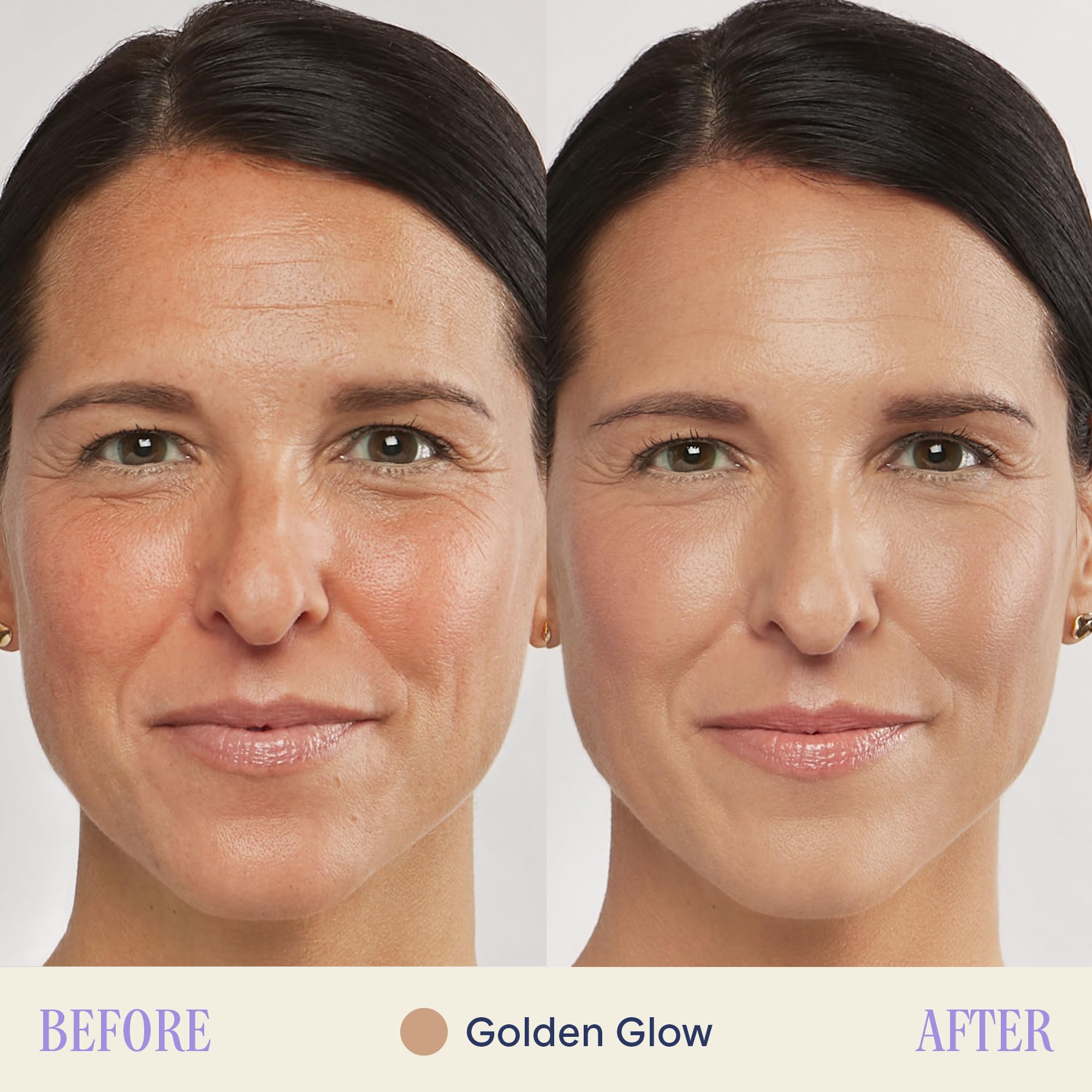Marcelle BB Cream Golden Glow 8-in-1 tinted balm, a skin foundation and concealer with a luminous golden glow.