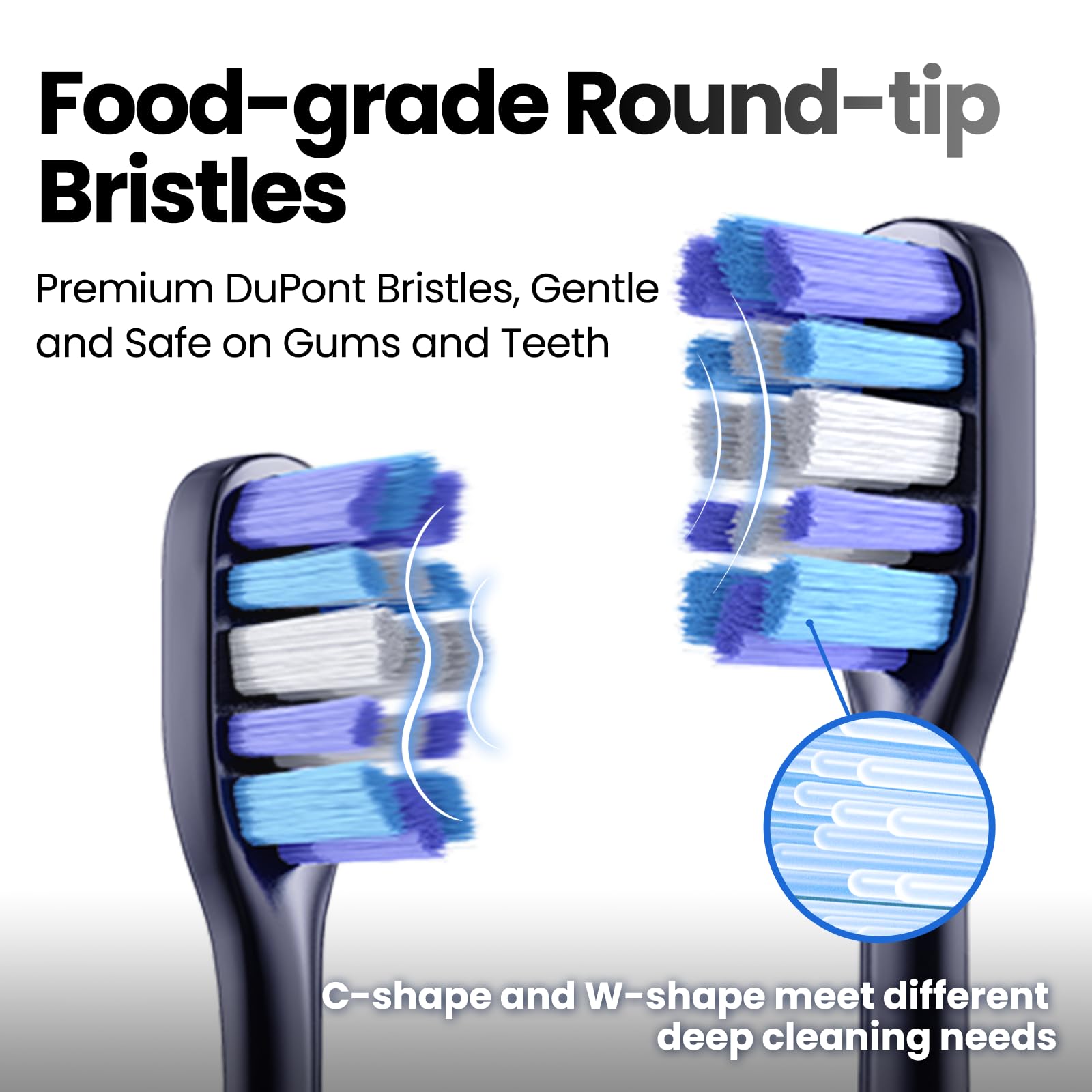 Marlincare Sonic Electric Toothbrush with 180-day battery and 5 brushing modes, shown with sleek design and ergonomic handle.