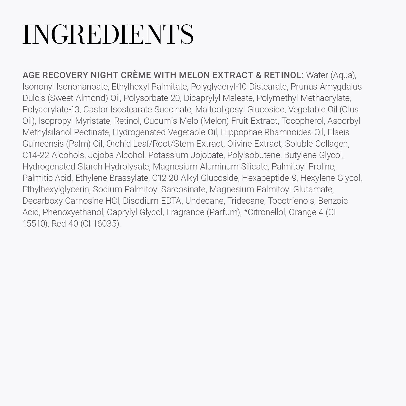 Meaningful Beauty Crème De Serum with melon extract, a skincare serum in a sleek bottle, designed to nourish and hydrate skin.