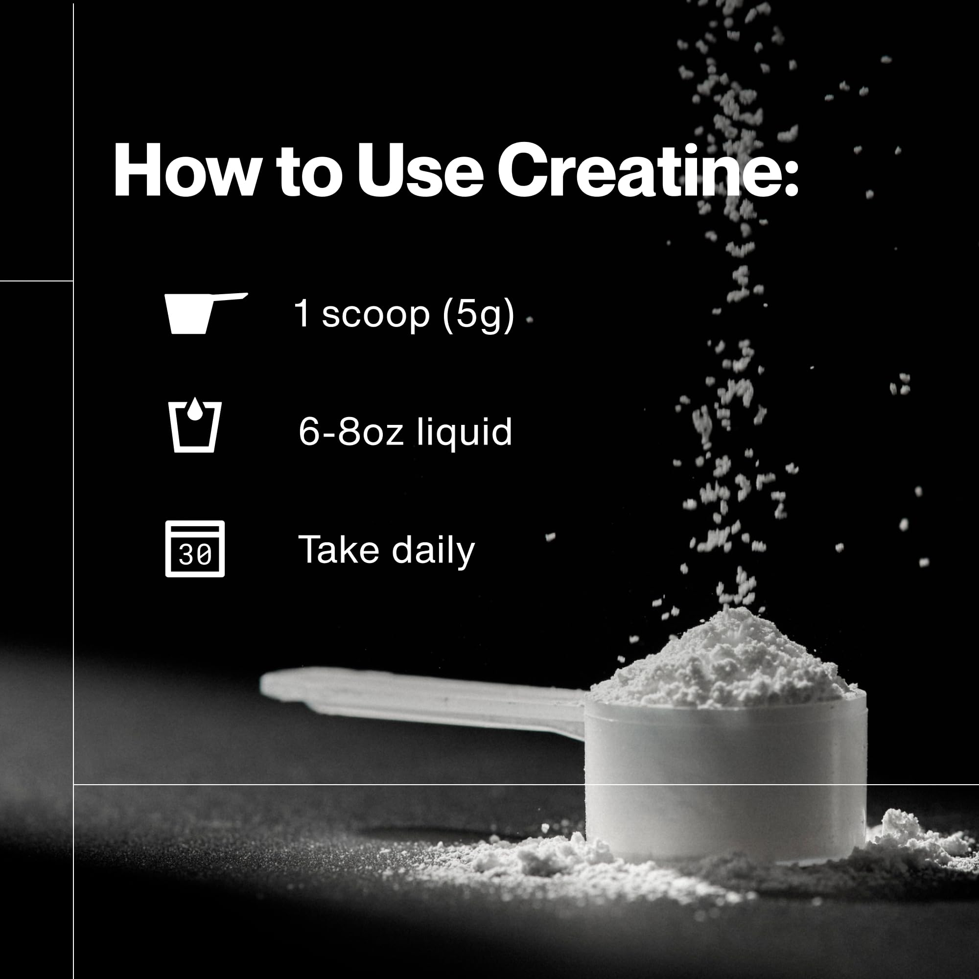 Momentous Creatine Monohydrate Powder NSF Certified nutritional supplement in a clear container with a white label.