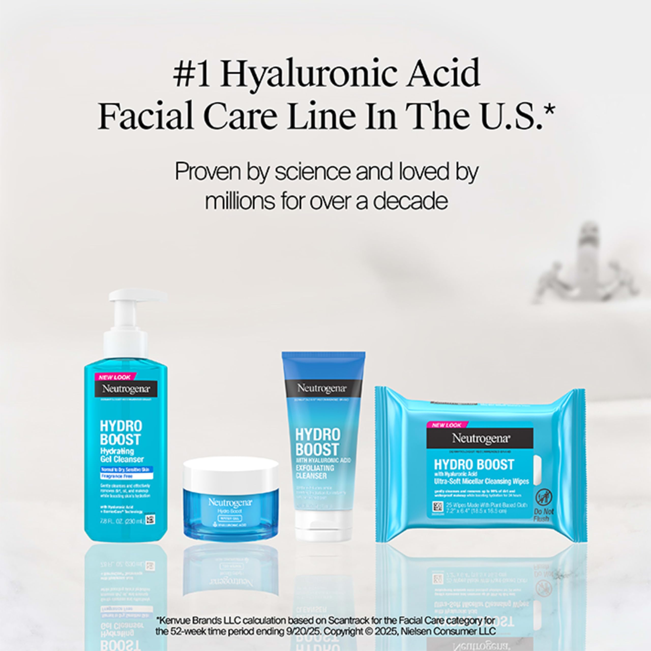 Neutrogena Hydro Boost Water Gel and Cleanser set, featuring hydrating moisturizer and gentle cleansing products for healthy skin.