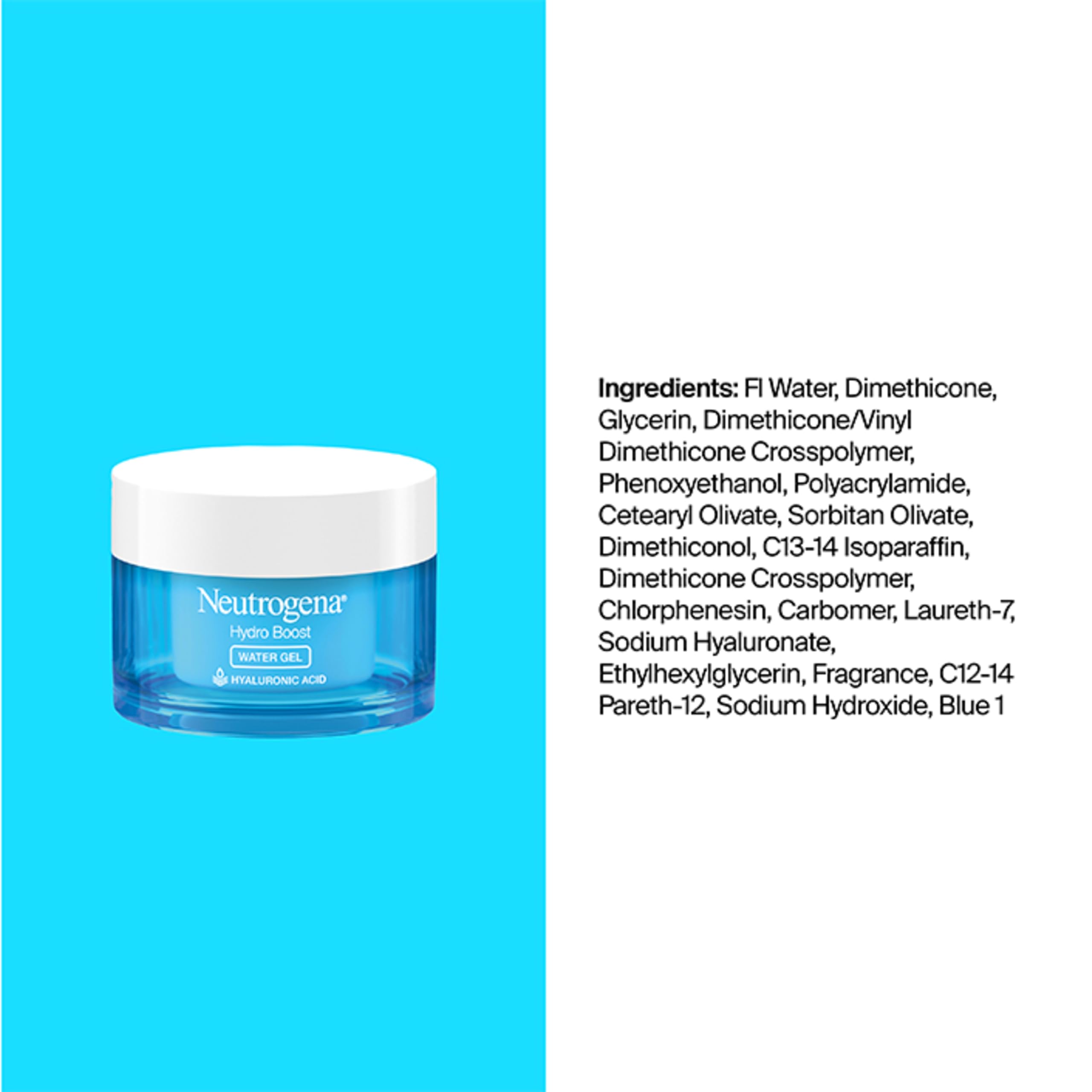 Neutrogena Hydro Boost Water Gel and Cleanser set with hydrating moisturizer and gentle cleanser for refreshed, smooth skin.