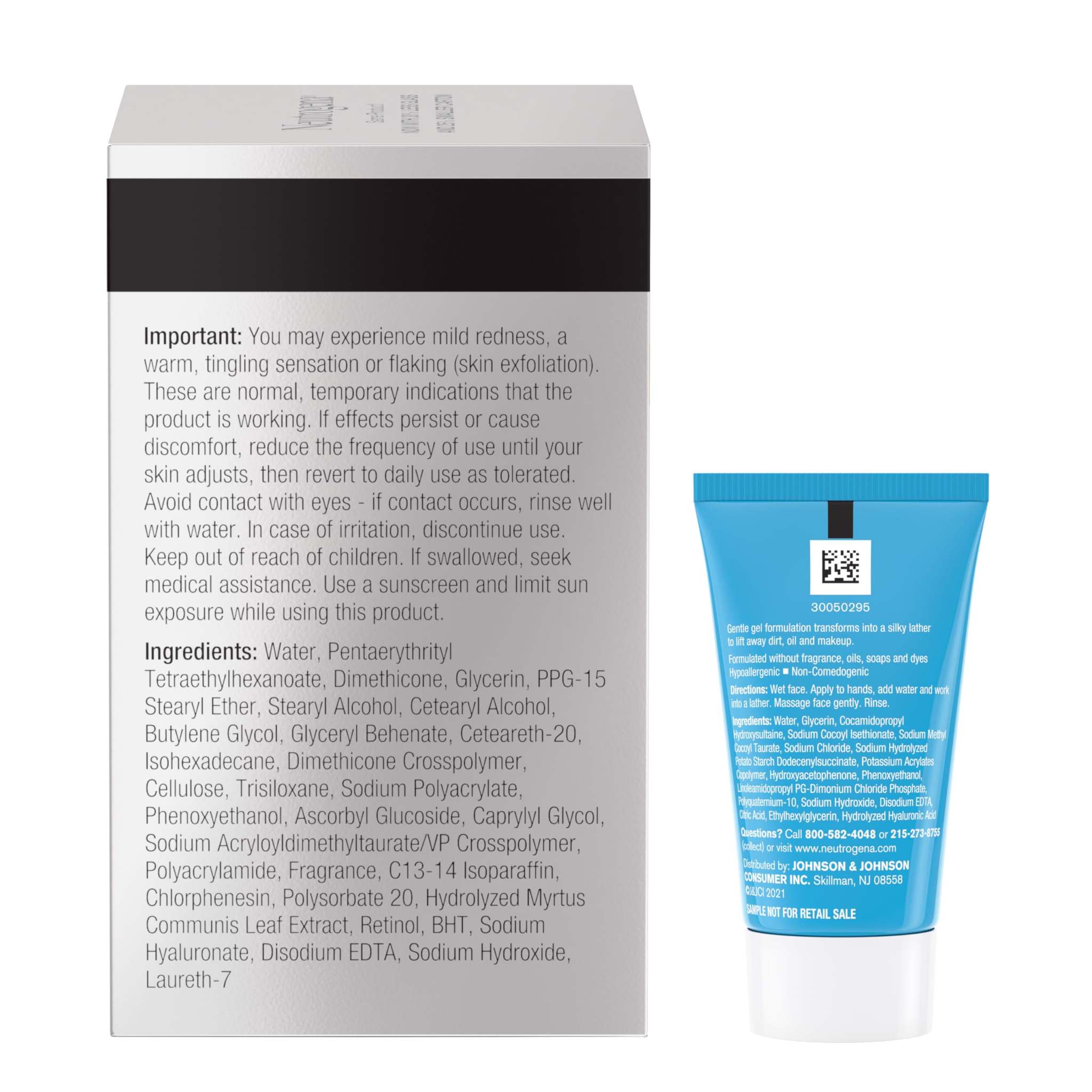 Neutrogena Rapid Tone Repair Retinol + Vitamin C skin moisturizer in 1.7oz jar, showing the product container with label.