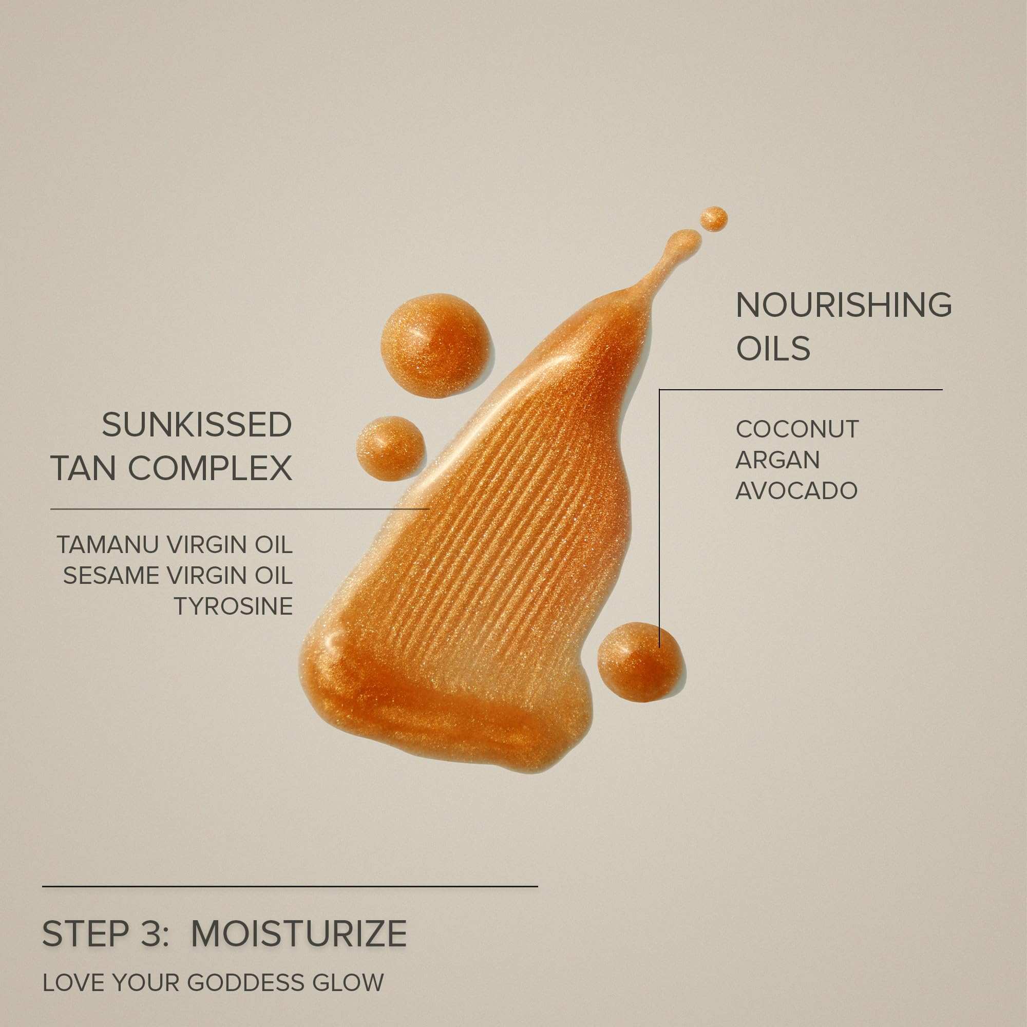 Nudestix Sunshine Oil Body Elixir, a shimmering gradual tan skin moisturizer with a luminous finish.