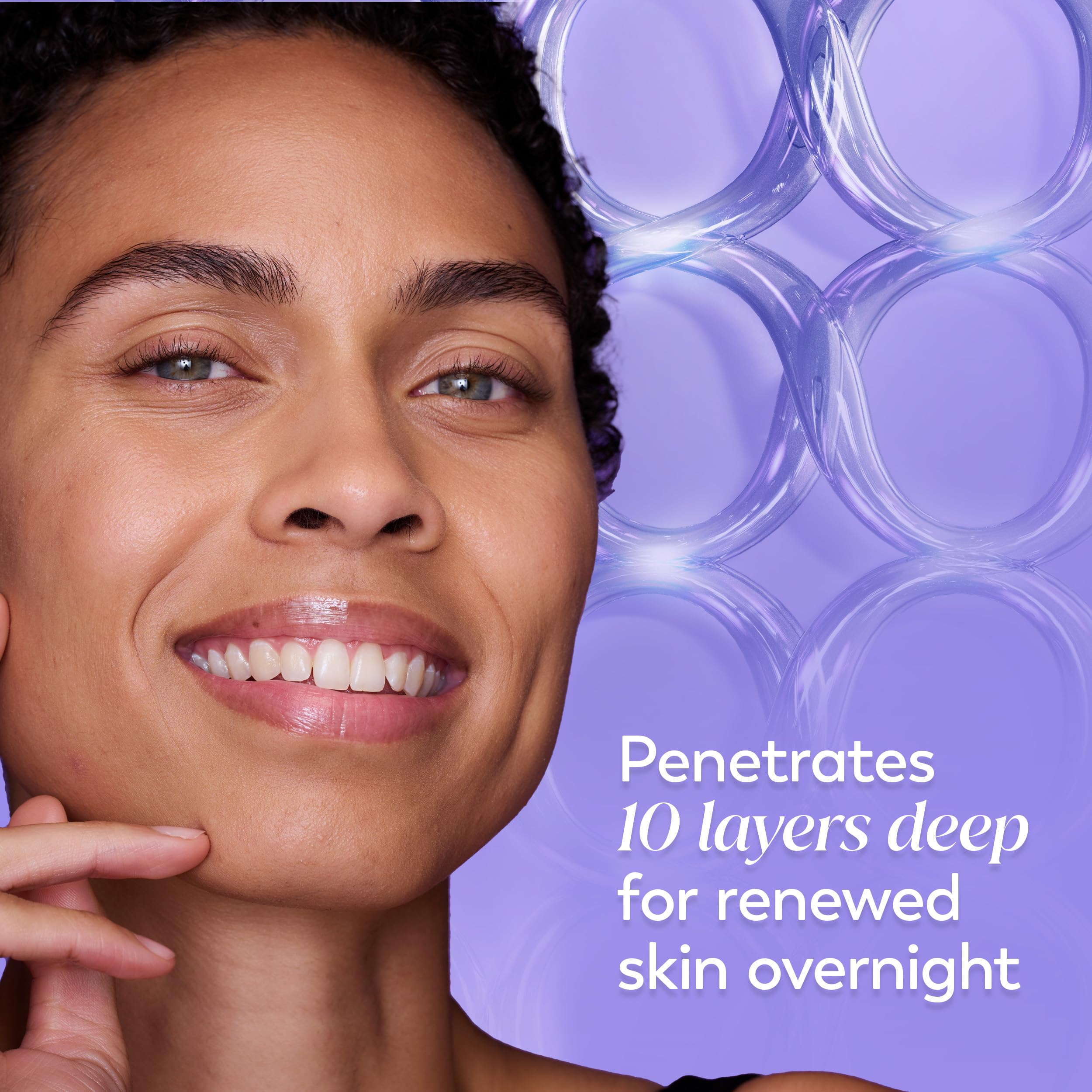 Olay Regenerist Night Recovery Cream in 1.7oz jar, moisturizing night cream with anti-aging properties, in a white container