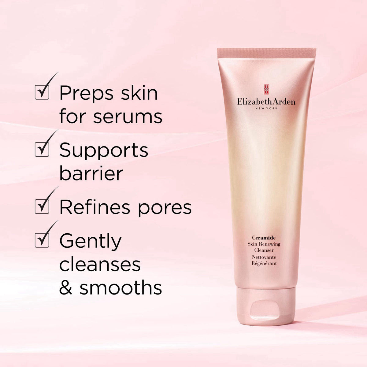 Elizabeth Arden Ceramide Skin Renewing Facial Cleanser, 4.2 oz – product photo (Cleansers)