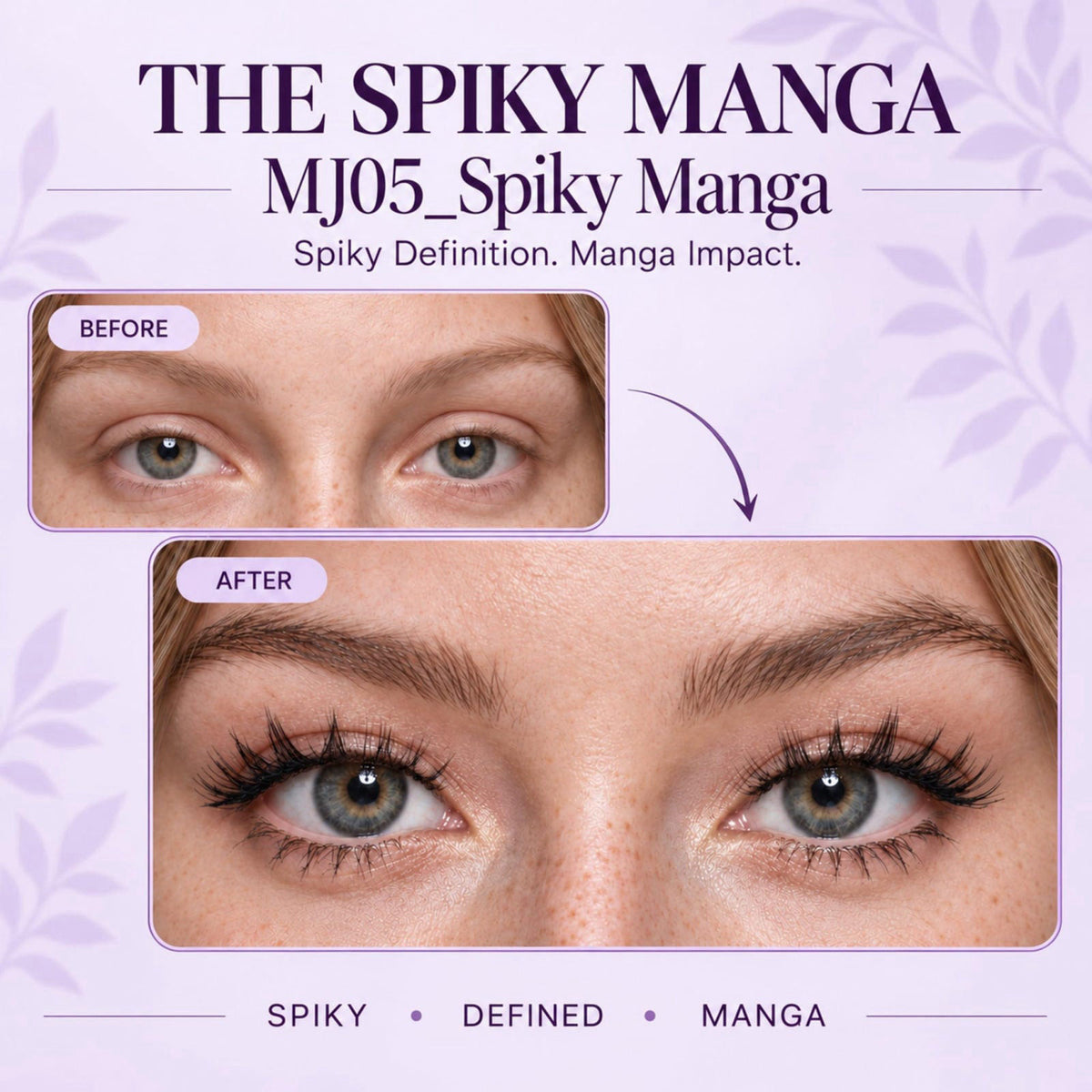 BANMUJI Magnetic Eyelashes with Applicator, Upgrade Soft Magnetic Lashes（MJ06+MJ01） – close-up detail in Black