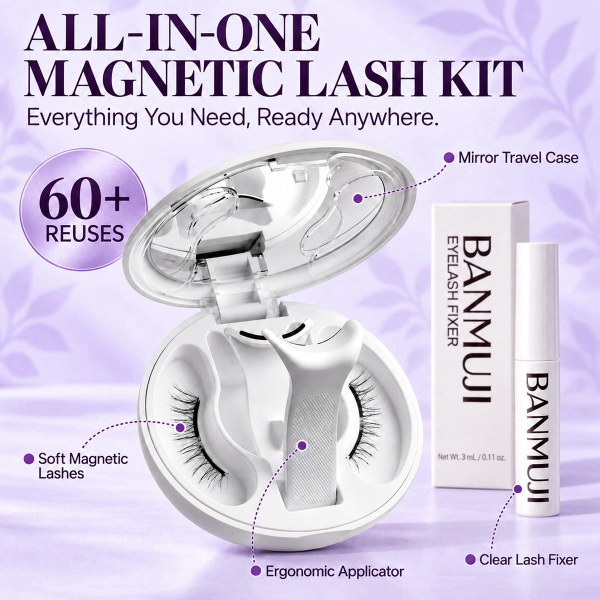 BANMUJI – False Lashes on display
