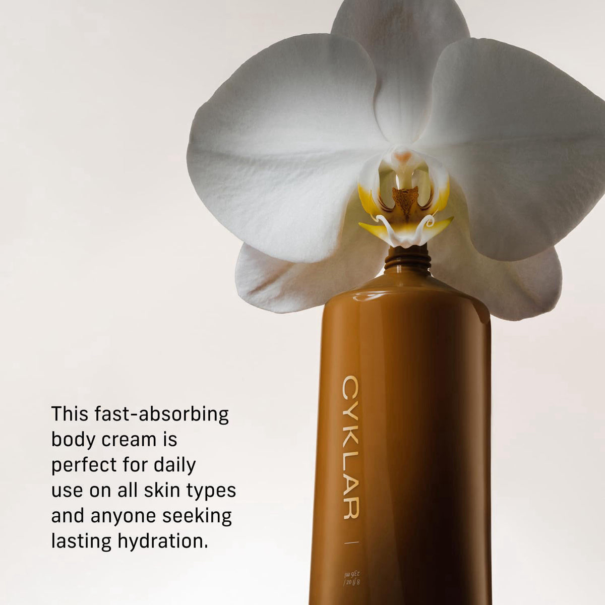 CYKLAR Nourishing Body Cream - 48-Hr Moisture Lotion – Vanilla Verve , 8oz – packaging and label