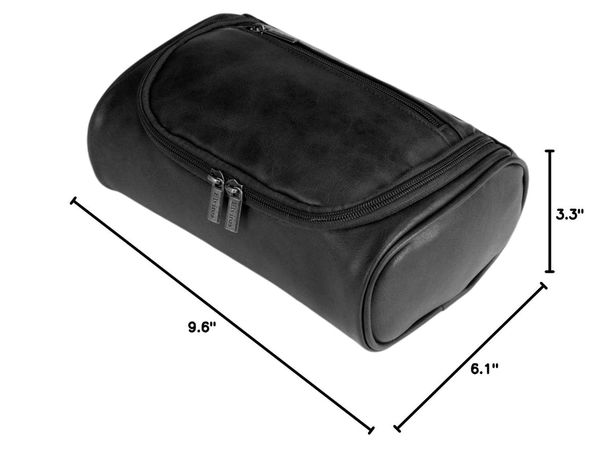 Shcnlery Personalized Small Toiletry Bag for Men,Minimalist Travel Toiletry Organizer Dopp Kit Water-resistant Makeup Ba