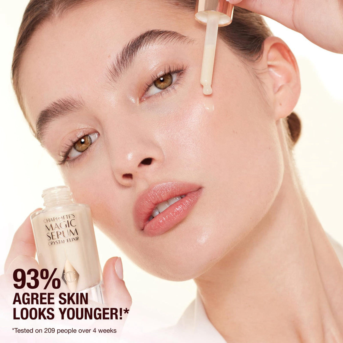 Charlotte Tilbury Magic Serum Crystal Elixir - Skincare Set Essential - Firming Peptide Serum for Face & Neck - Perfect 