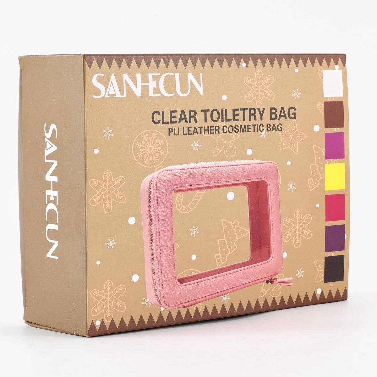 SANHECUN – Toiletry Bags on display