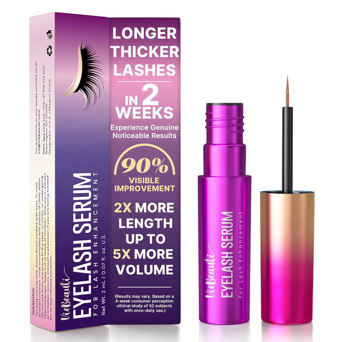 VieBeauti – Eyelash Primers on display