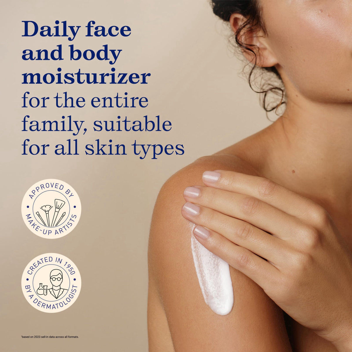 Embryolisse Lait-Crème Fluid+ Face & Body Cream, Multi-Use Lightweight Moisturizer with Shea Butter & Aloe Vera. Fast Ab