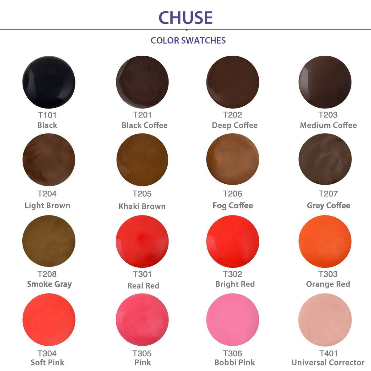 CHUSE – Tattoo Inks on display