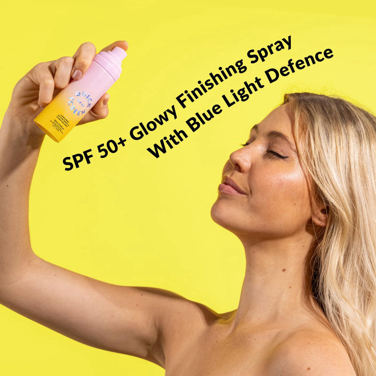 The Quick Flick QUICK FLICK 3-in-1 SPF 50+ Sunscreen, Setting Spray & Hydration Mist | Ultra-Lightweight, Fast Absorbing