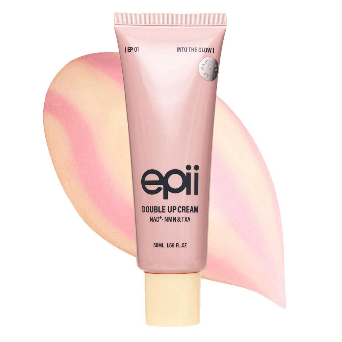 epii Double Up Cream - Firming Face Moisturizer for Aging Skin with NAD+ NMN TXA Niacinamide & 15% Squalane - Korean Ski