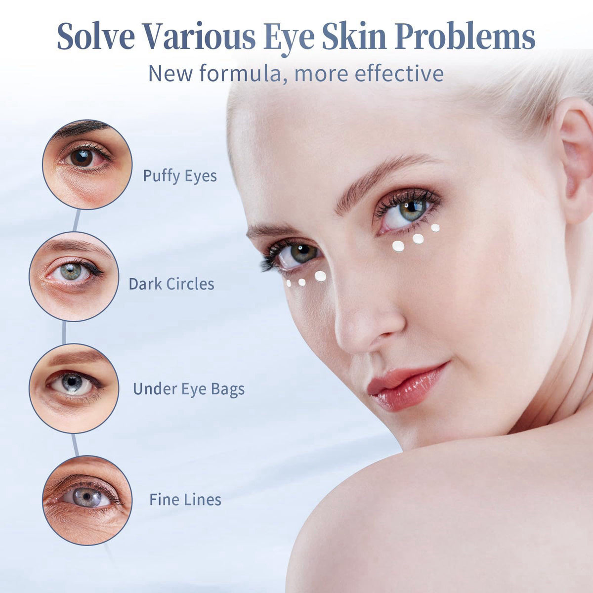 coinore Retinol Under Eye Cream - Anti-Aging Treatment for Dark Circles, Puffiness & Wrinkles, Gentle Formula for Men & 