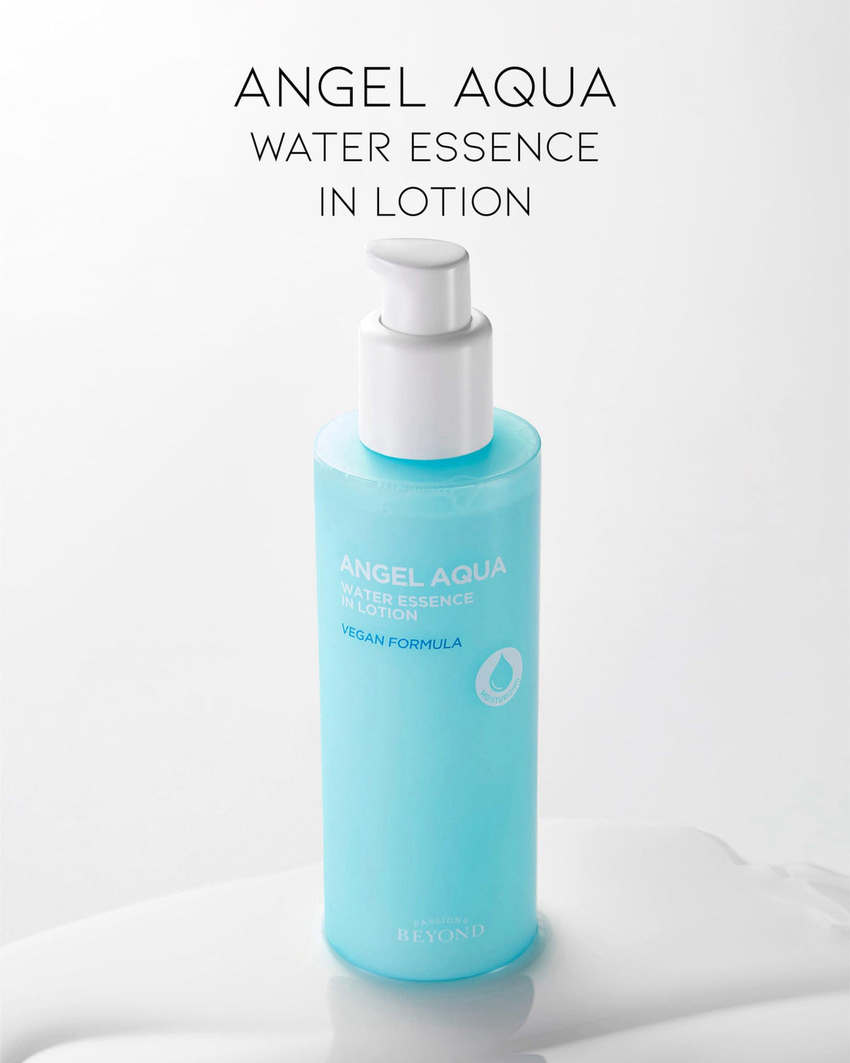 ECO BEYOND BEYOND Angel Aqua Moisture Lotion (6.8fl oz) - Lightweight, Non-Sticky Moisturizer for Sensitive Skin. Vegan 