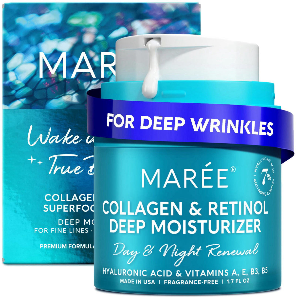 MAREE Collagen and Retinol Deep Face Moisturizer - Face Cream for Women – product photo (Face Moisturizers)