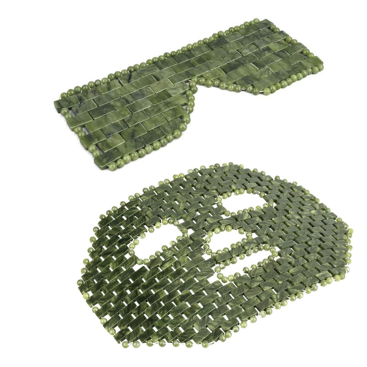 LazyGa Jade Eye Mask & Jade Mask, Natural Facial Cooling Mask, 100% Real Jade – product photo (Masks)
