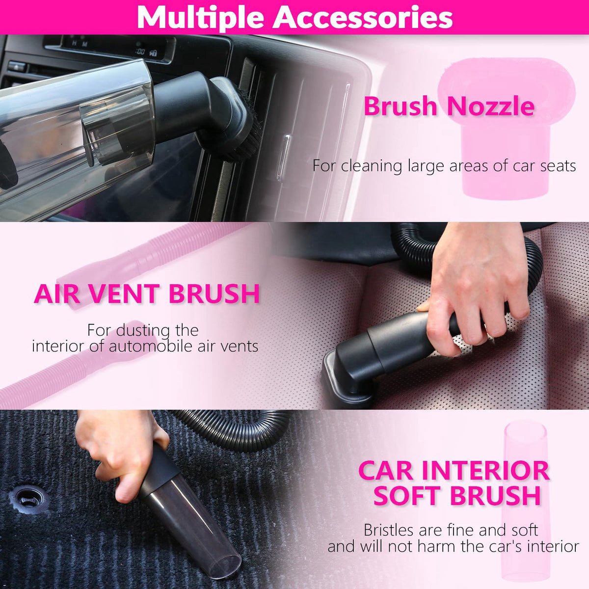 ThinkLearn Car Cleaning Kit with High Power Car Vacuum Detailing Kit – packaging and label