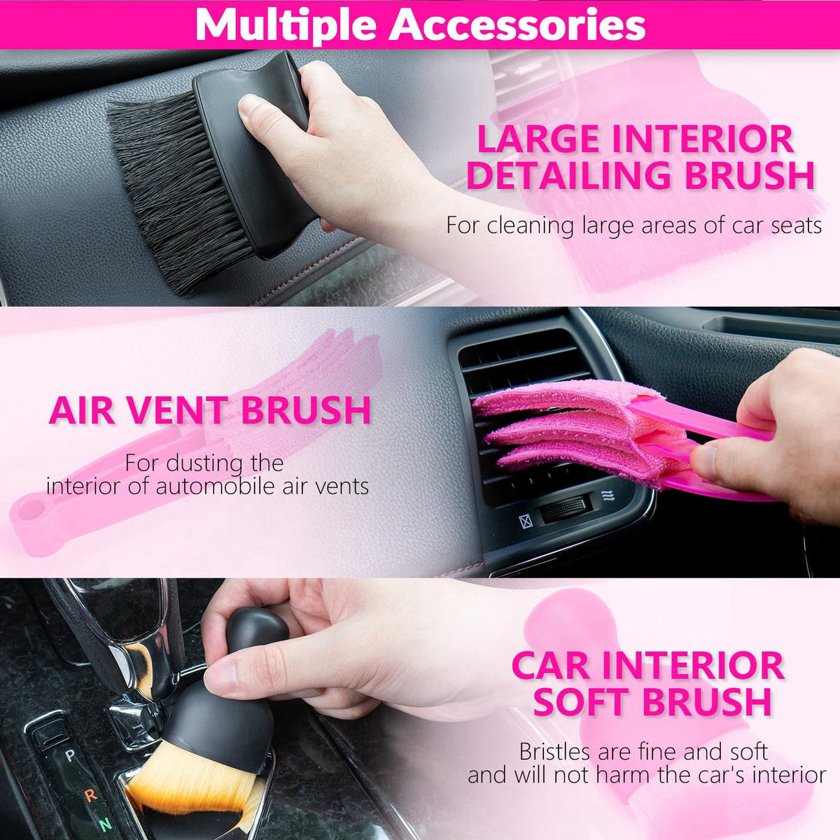 ThinkLearn Car Cleaning Kit with High Power Car Vacuum Detailing Kit – full view
