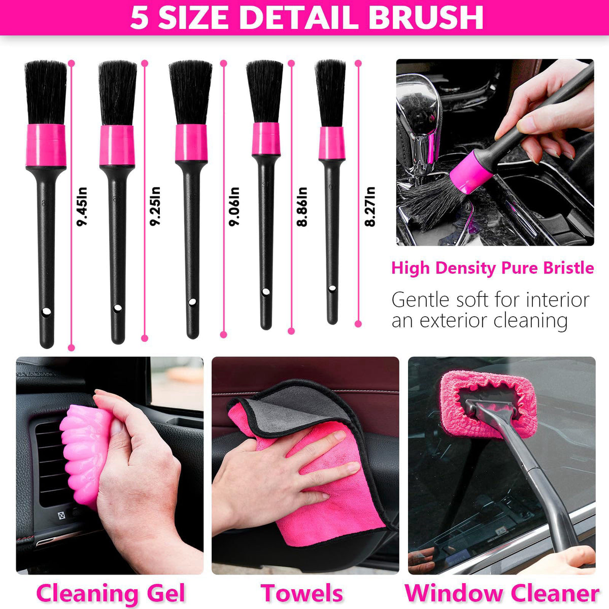 ThinkLearn Car Cleaning Kit with High Power Car Vacuum Detailing Kit – alternate angle