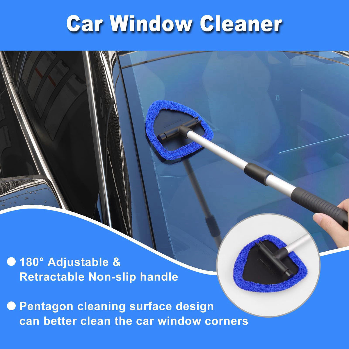 NIKCOSMK 17pcs Car Detailing Kit Interior Cleaner, Car Interior Cleaning Kit with Handheld Car Vacuum, Car Detailing Bru