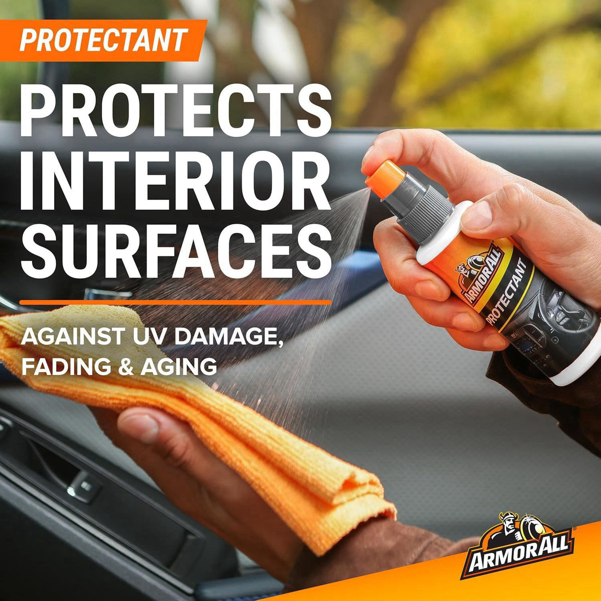 Armor All Car Cleaning Kit, Interior and Exterior, 5-Piece Kit – packaging and label
