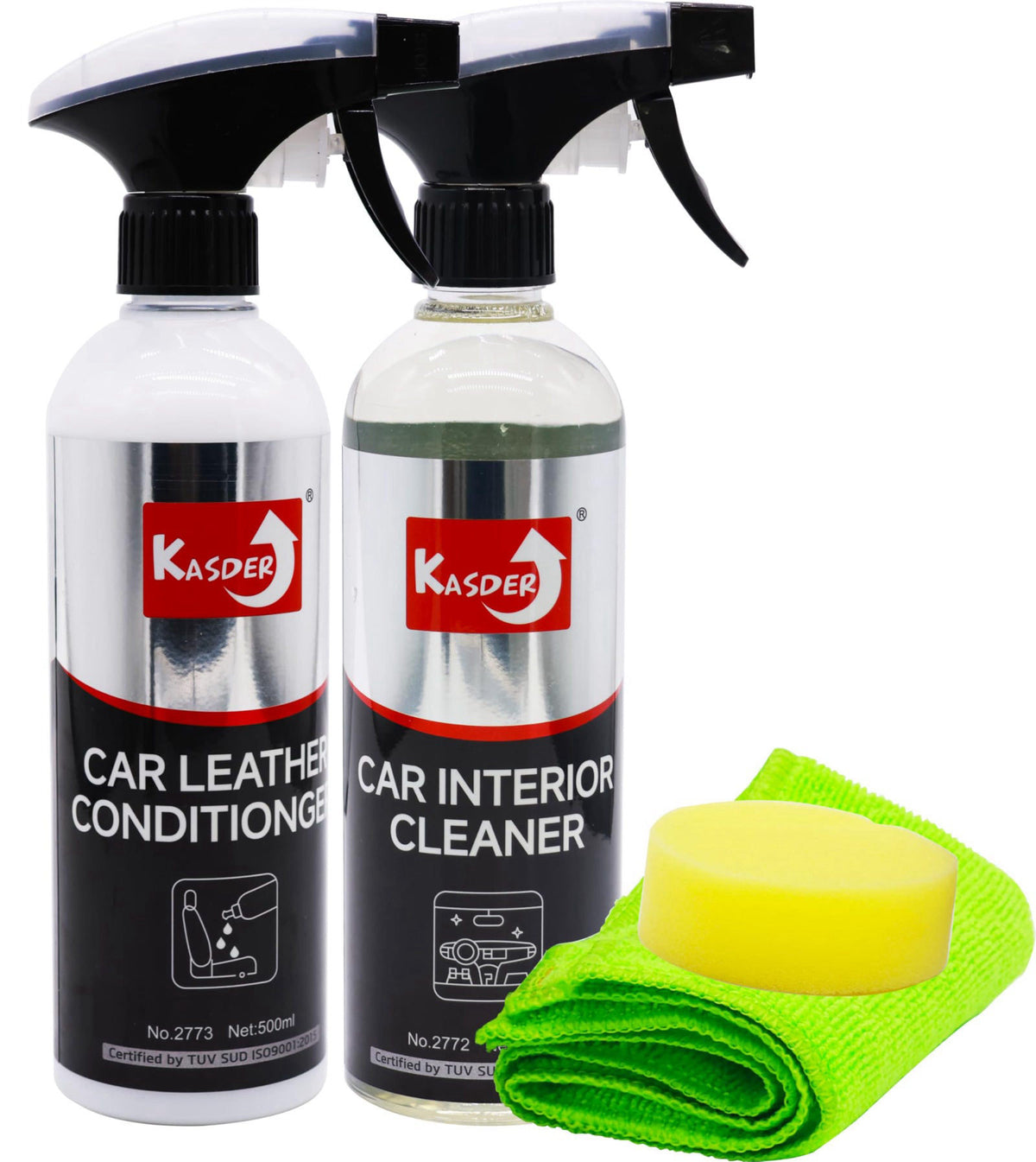 KASDER Interior Cleaner Spray Leather Conditioner Detailing Kits 2packs – Spray, Lemon, 8 Fl Oz (Pack of 2)