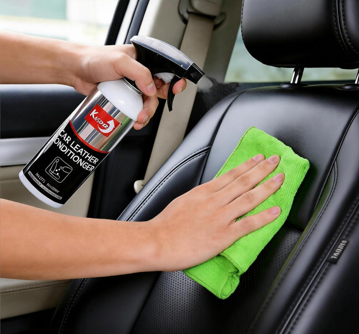 KASDER Interior Cleaner Spray Leather Conditioner Detailing Kits 2packs – full view, size 8 Fl Oz (Pack of 2)