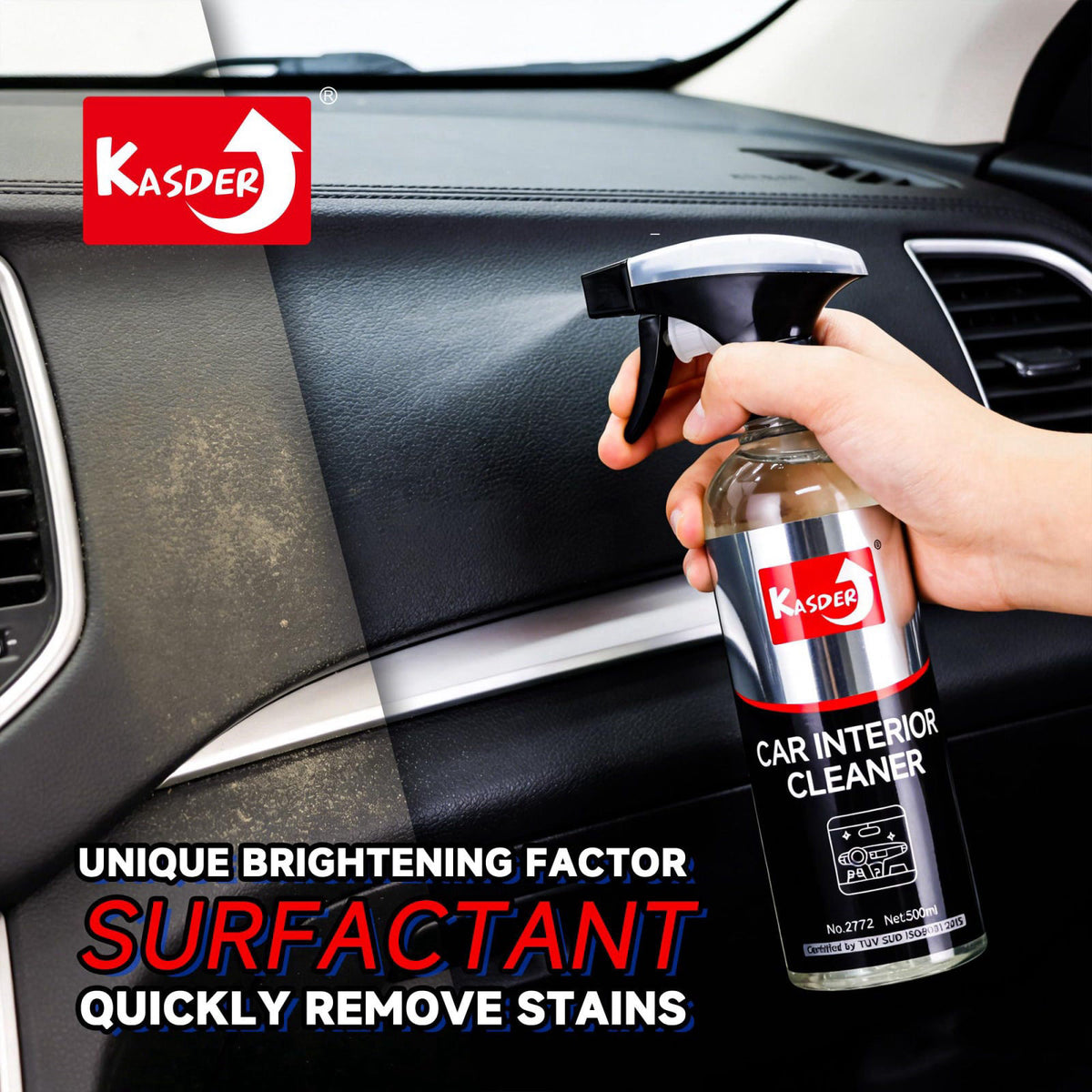 KASDER Interior Cleaner Spray Leather Conditioner Detailing Kits 2packs – alternate angle