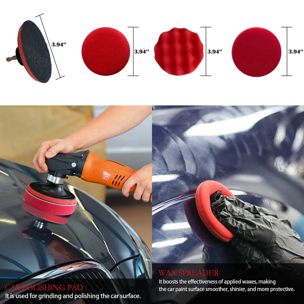 SUGOOE 35Pcs Car Detailing Kit, Car Detailing Brush Set, Car Interior Cleaning Kit with Windshield Cleaning Tool and Too