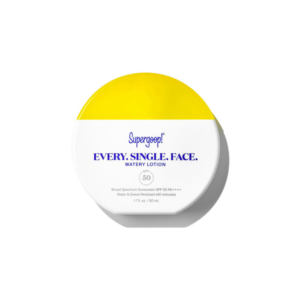 Supergoop! Every. Single. Face. Watery Lotion, SPF 50 PA++++ – product photo (Facial Sunscreens)