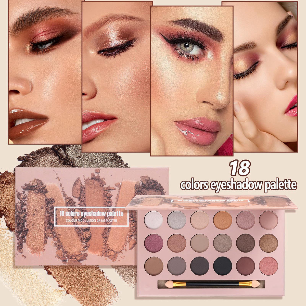 venshun Makeup Kit for Women Full Kit Makeup Sets for Teenagers Makeup Gift Set for Women Teen Girls Includes 18 Colors 