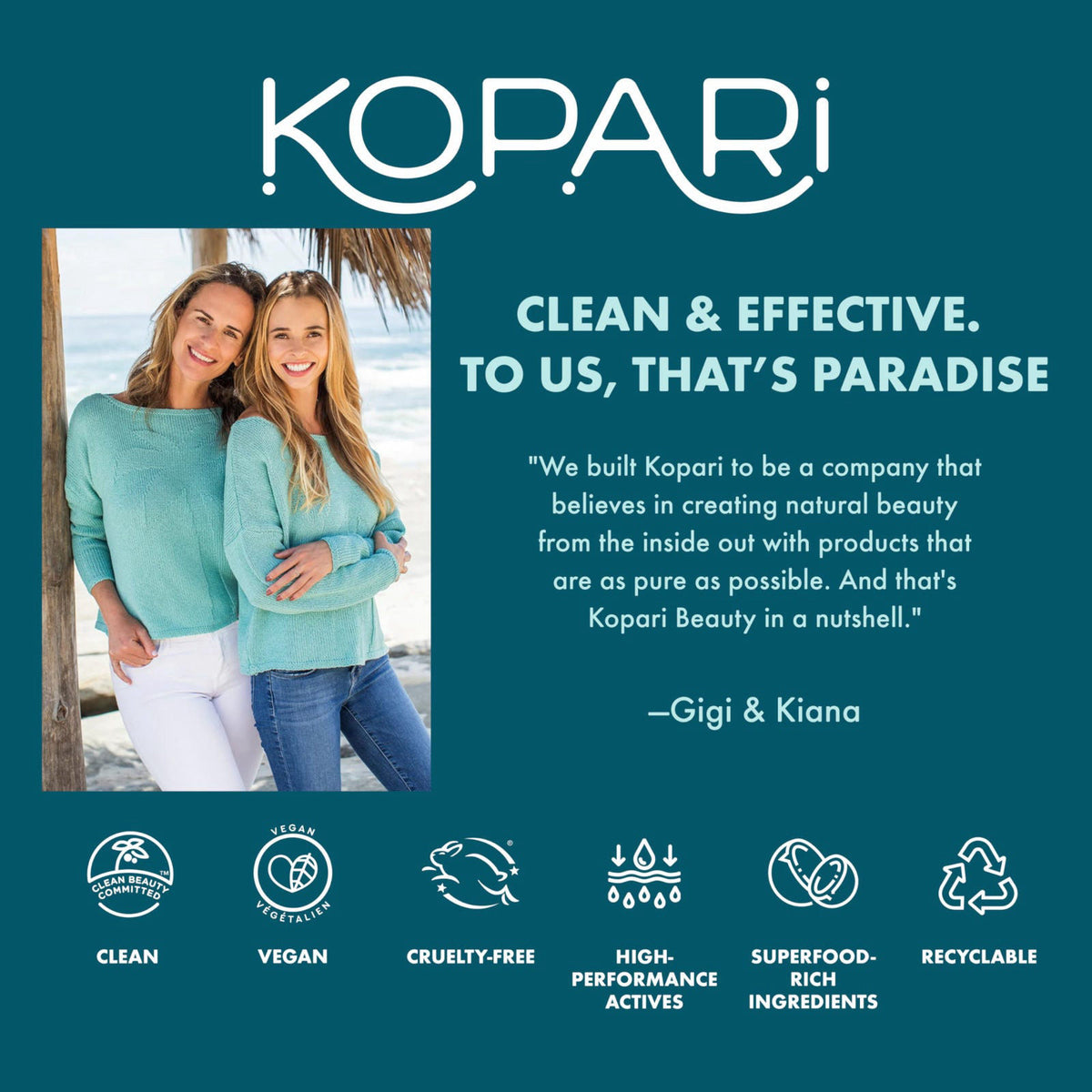 Kopari PURE PROTECT 100% Mineral Sunscreen Stick SPF 50+ Clear Zinc Oxide Face and Body Sunscreen with Hydrating Argan O