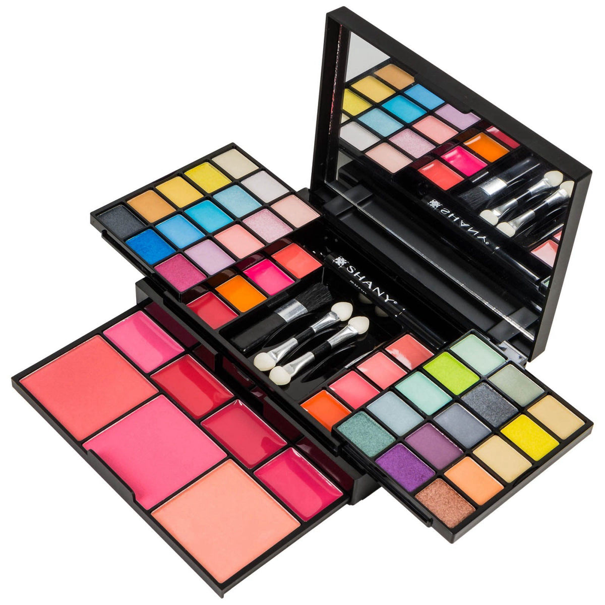 SHANY 'Fix Me Up' Makeup Kit - Compact Travel Makeup Portable Giftable Adult and Teen Makeup Set Eye Shadows, Lip Colors