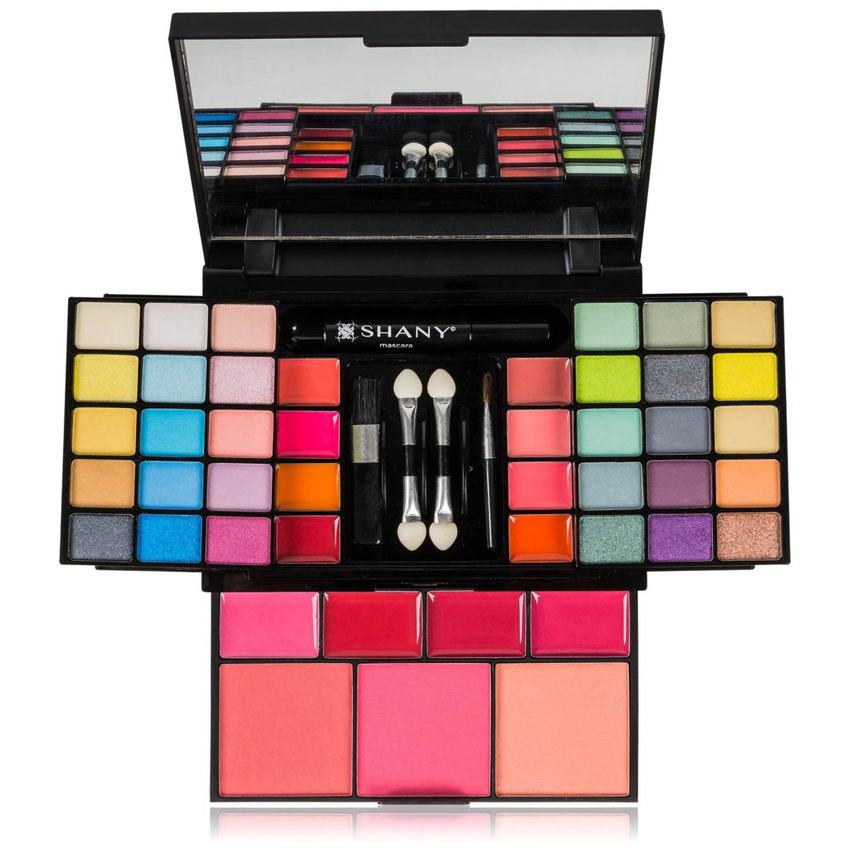 SHANY 'Fix Me Up' Makeup Kit - Compact Travel Makeup Portable Giftable Adult and Teen Makeup Set Eye Shadows, Lip Colors